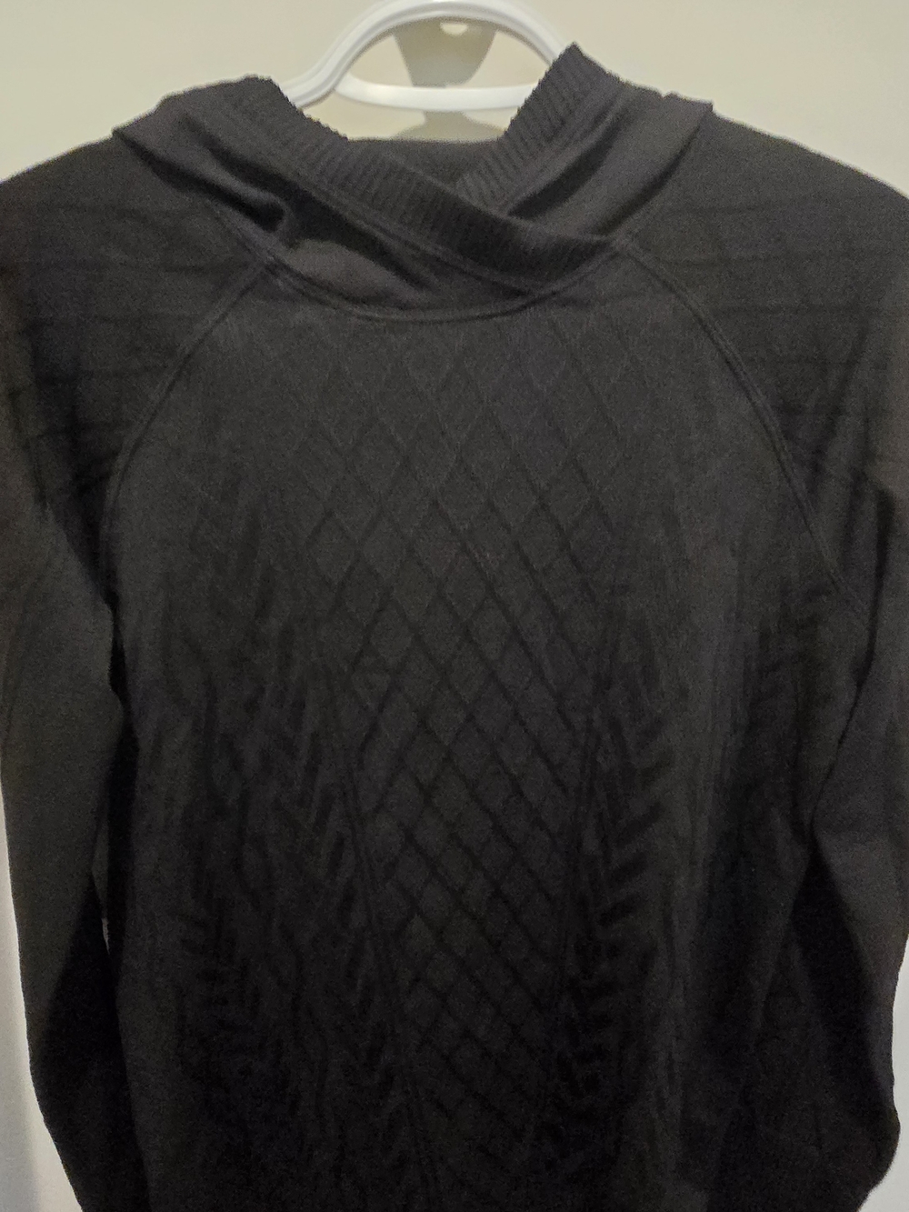 Lululemon Black Stretch Knit Sweater